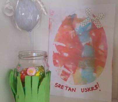 Izrađivanje gnijezda i uskrsnih pisanica