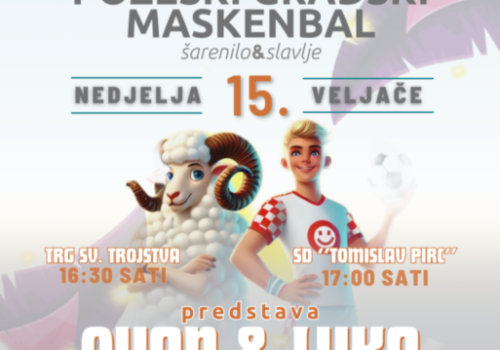 Upute za gradski maskenbal, 15.2.2026.