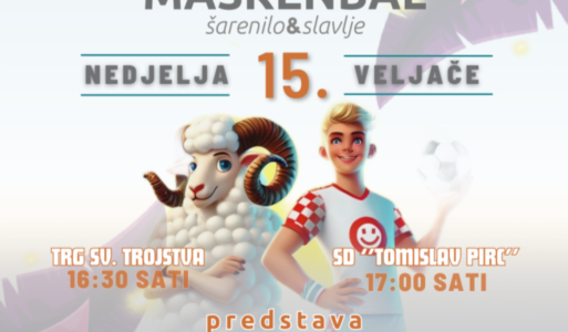 Upute za gradski maskenbal, 15.2.2026.